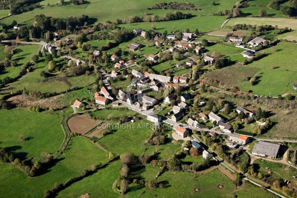 Auvergne vue du ciel , le Pays de Ménat