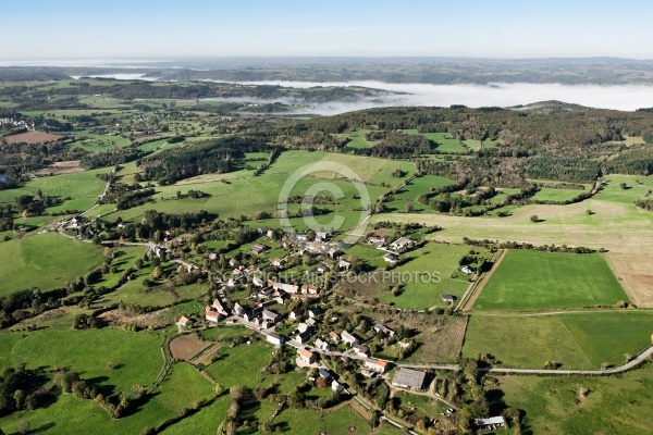 Auvergne vue du ciel , le Pays de Ménat