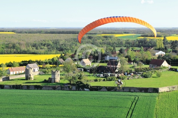 aysage campagne rural vu du ciel