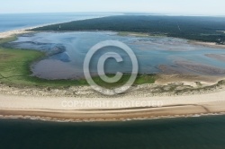 Baie de Bonne Anse La Palmyre vue du ciel