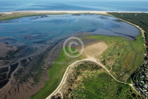 Baie de Bonne Anse La Palmyre vue du ciel