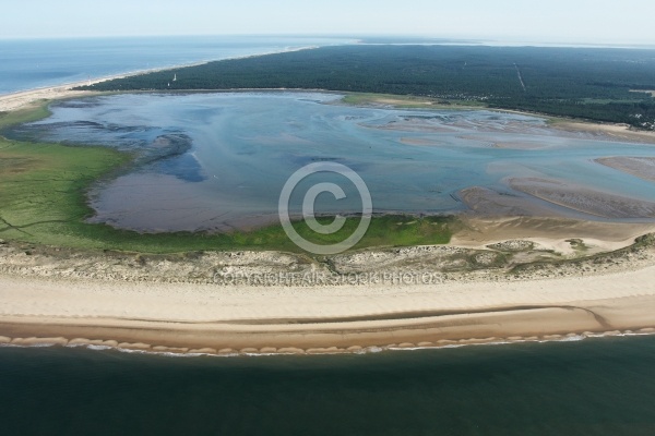 Baie de Bonne Anse La Palmyre vue du ciel