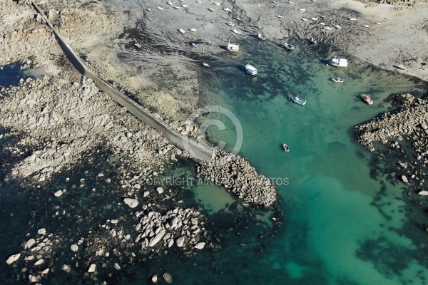 Baie du Kernic porz Guen, Le Finistere vu du ciel