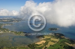 Baie du lindin, Pointe de Bréhuidic, Golfe du Morbihan 56