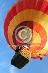 Ballon  avec ciel bleu