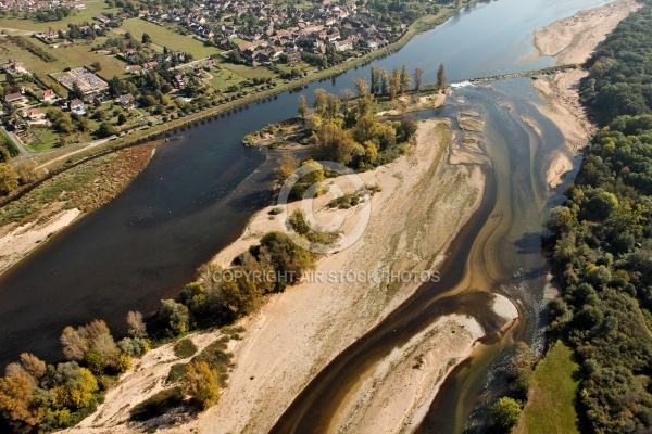 Bancs de sable à Ousson-sur-Loire