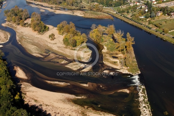 Bancs de sable à Ousson-sur-Loire