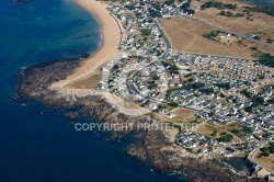 Batz-sur-Mer , Pointe de Casse-Caillou vue du ciel