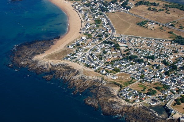 Batz-sur-Mer , Pointe de Casse-Caillou vue du ciel