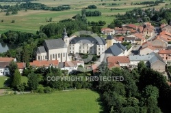 Berg-sur-Moselle vue du ciel 57