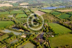 Bocage de Talmont-Saint-Hilaire vue du ciel