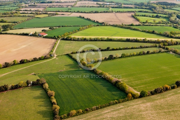 Bocage de Talmont-Saint-Hilaire vue du ciel