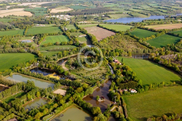 Bocage de Talmont-Saint-Hilaire vue du ciel