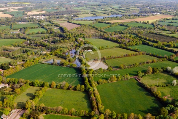 Bocage de Talmont-Saint-Hilaire vue du ciel