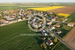 Boinville-le-Gaillard vue du ciel