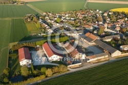 Boinville-le-Gaillard vue du ciel