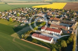 Boinville-le-Gaillard vue du ciel