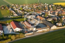 Boinville-le-Gaillard vue du ciel