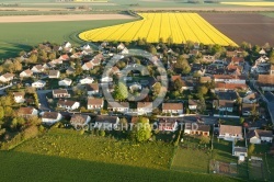 Boinville-le-Gaillard vue du ciel