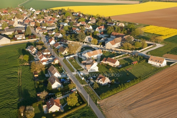 Boinville-le-Gaillard vue du ciel