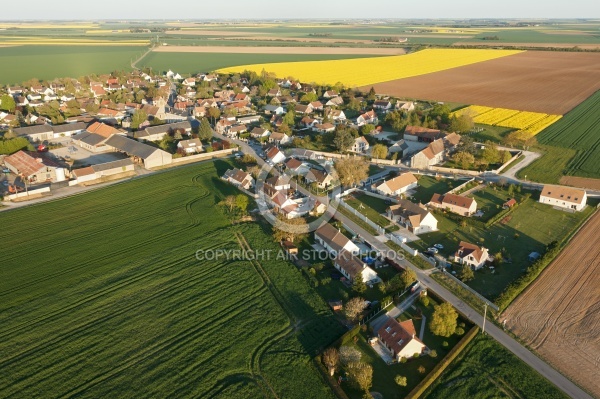 Boinville-le-Gaillard vue du ciel