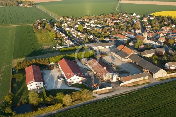 Boinville-le-Gaillard vue du ciel