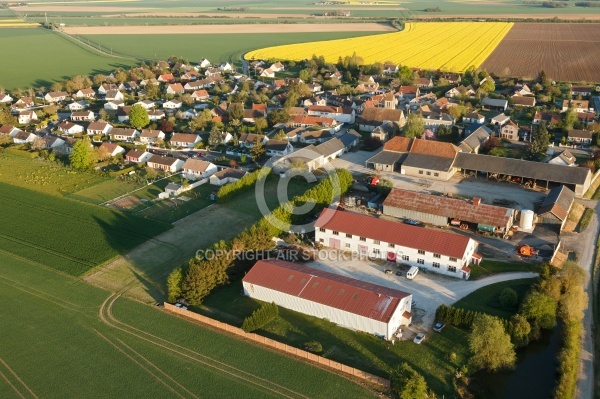 Boinville-le-Gaillard vue du ciel