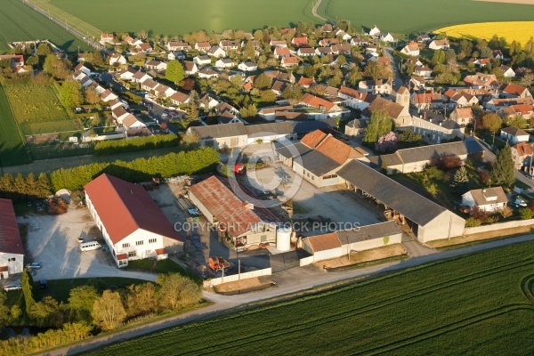 Boinville-le-Gaillard vue du ciel