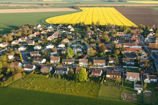 Boinville-le-Gaillard vue du ciel