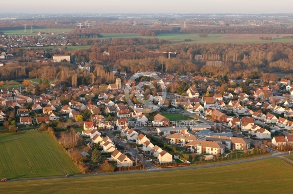 Bouray-sur-Juine vue du ciel