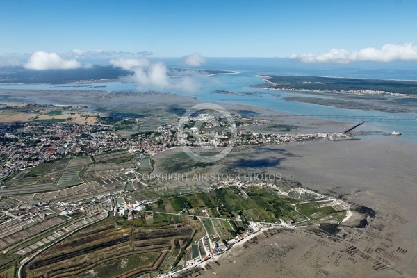 Bourcefranc-le-Chapus vue du ciel