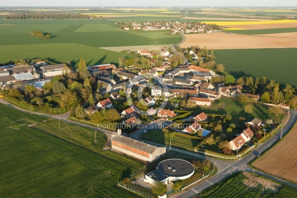 Bretonville Boinville-le-Gaillard vue du ciel