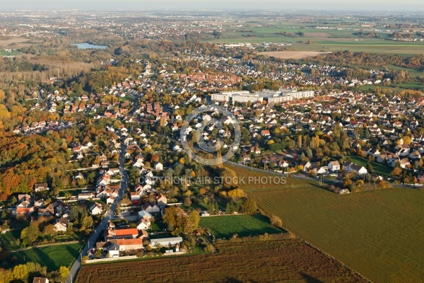 Breuillet 91 vue du ciel