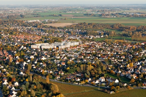 Breuillet 91 vue du ciel