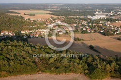 Brières-les-Scellés vue du ciel