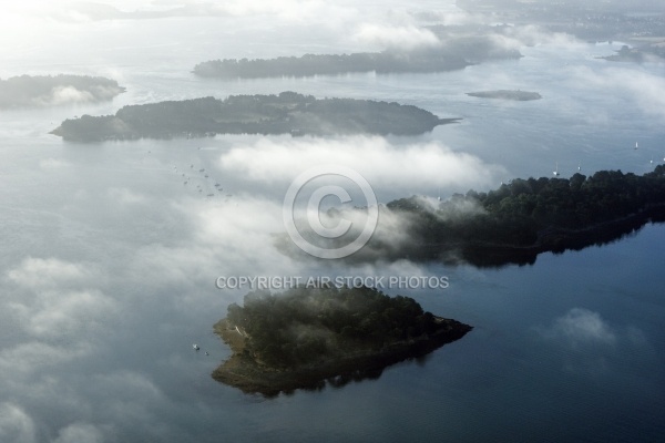 Brume matinale, Golfe du Morbihan 56