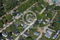 Camping château de la Grenouillère vu du ciel