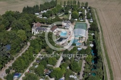 Camping château de la Grenouillère vu du ciel Camping château de la Grenouillère vu du ciel