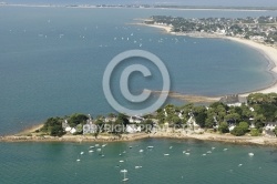 Carnac, la pointe de Churchill, plage de Beaumer  - Golfe du Mor