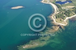 Carrec Couh et plage de Kerneves,  Golfe du Morbihan 56