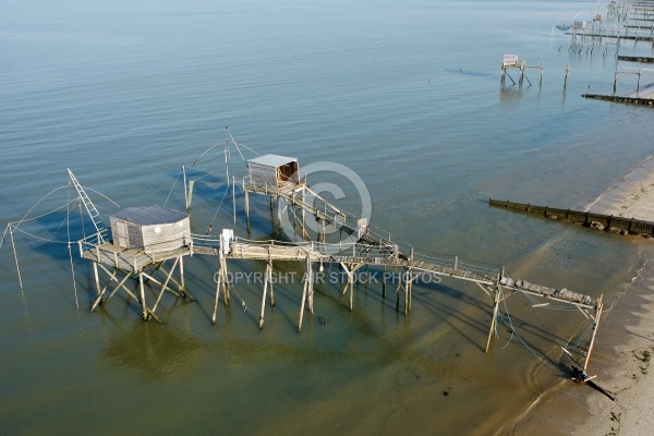 Carrelet de pecheur, le Collet , Loire Atlantique 44