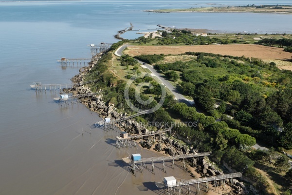 Carrelets de Port-des-Barques vue du ciel