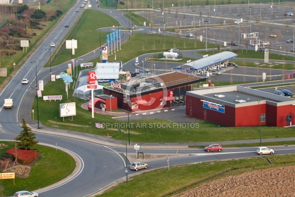 Centre commercial d Etampes vue du ciel