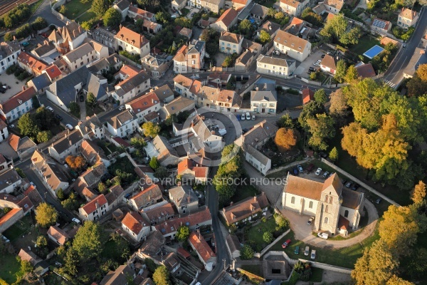 Chamarande vue du ciel