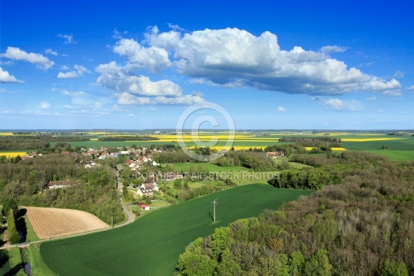 Champs de colza vue aÃ©rienne 28500 Ouerre