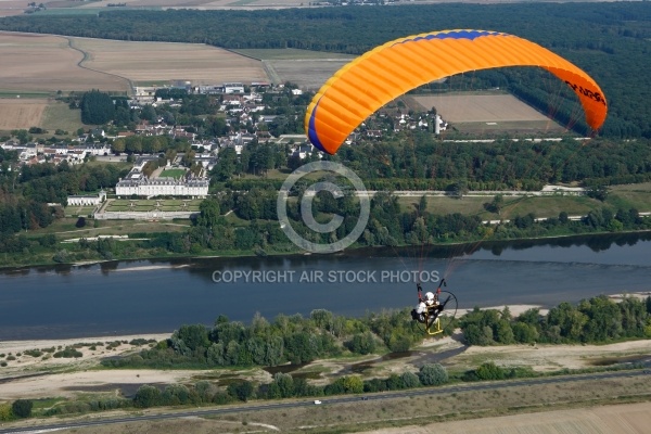 Chateau Ménars vu du ciel, Ménars 41500 