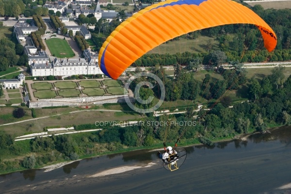 Chateau Ménars vu du ciel, Ménars 41500 