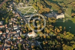 Château de Chamarande vue du ciel