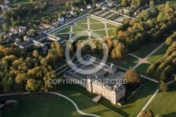 Château de Chamarande vue du ciel