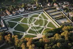 Château de Chamarande vue du ciel